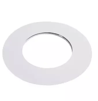 ROSACE POUR ELEMENT DROIT DE FINITION Diam180/230 - Blanc  - INOX GALVA